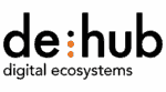 de-hub-digital-ecosystems-vector-logo